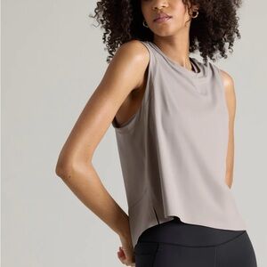 Rhône Serene Tank. Size S. Color Taupe Mist (purple gray)